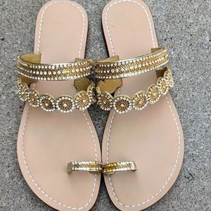 Jeweled Sandals sz 9